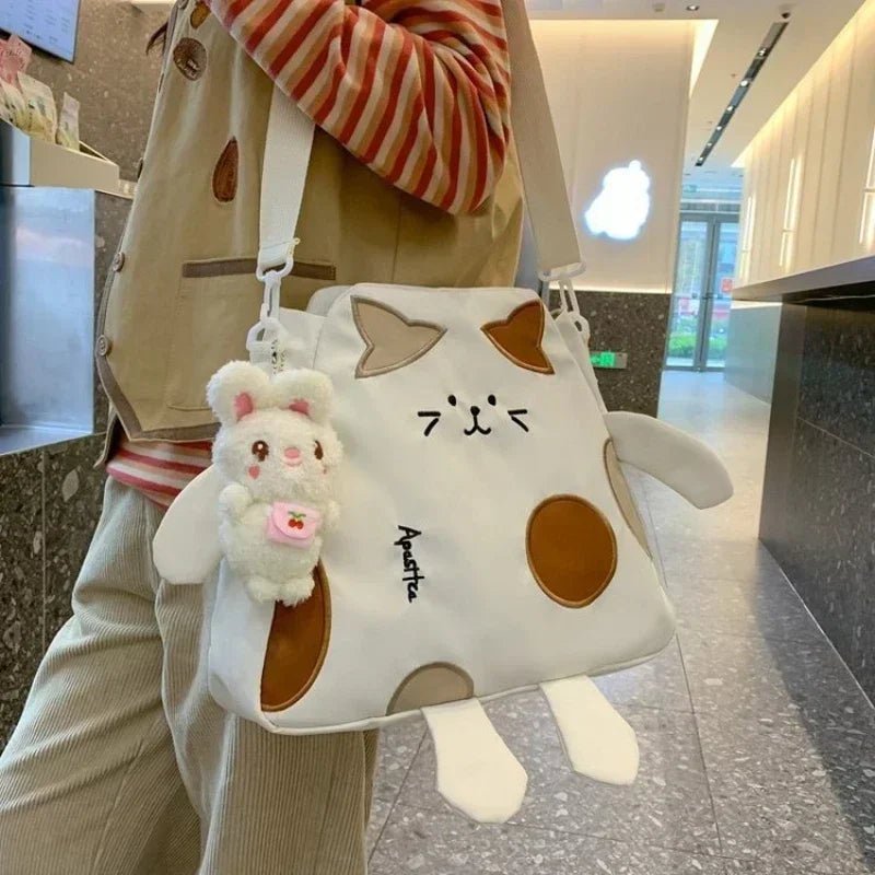Cute Cat Nylon Messenger Bag - CatX Fiesta