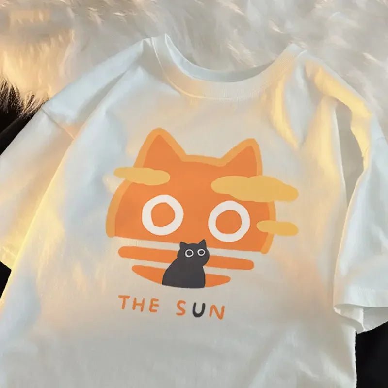 Sun/Moon Cat T-shirt - CatX Fiesta