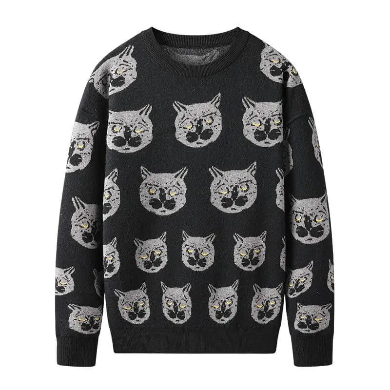 Cartoon Cat Unisex Sweaters - CatX Fiesta
