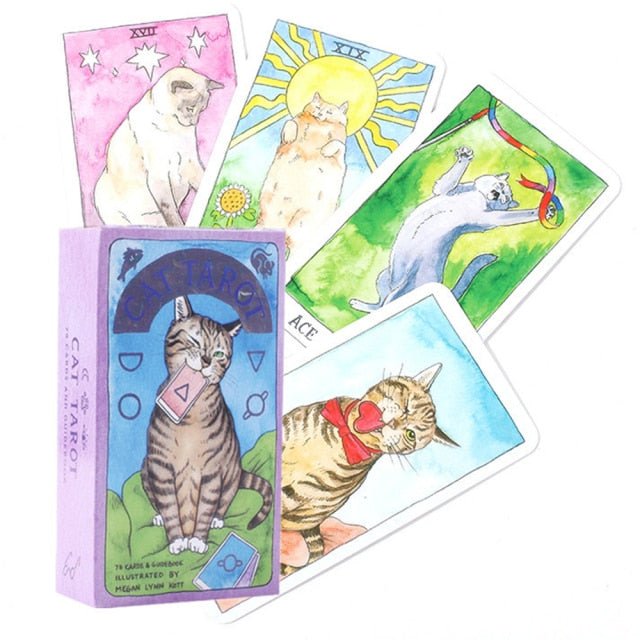 Cat Divination Tarot Card - CatX Fiesta