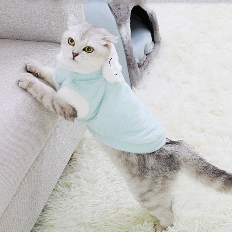 Cat Furry Tail Ball Sweater - CatX Fiesta