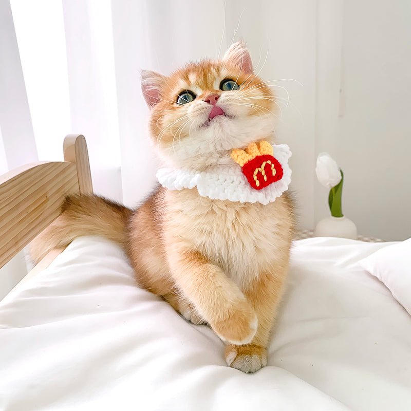 Cute Cat Fries Collar - CatX Fiesta