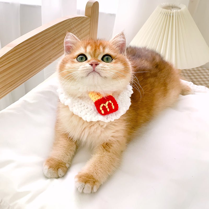 Cute Cat Fries Collar - CatX Fiesta