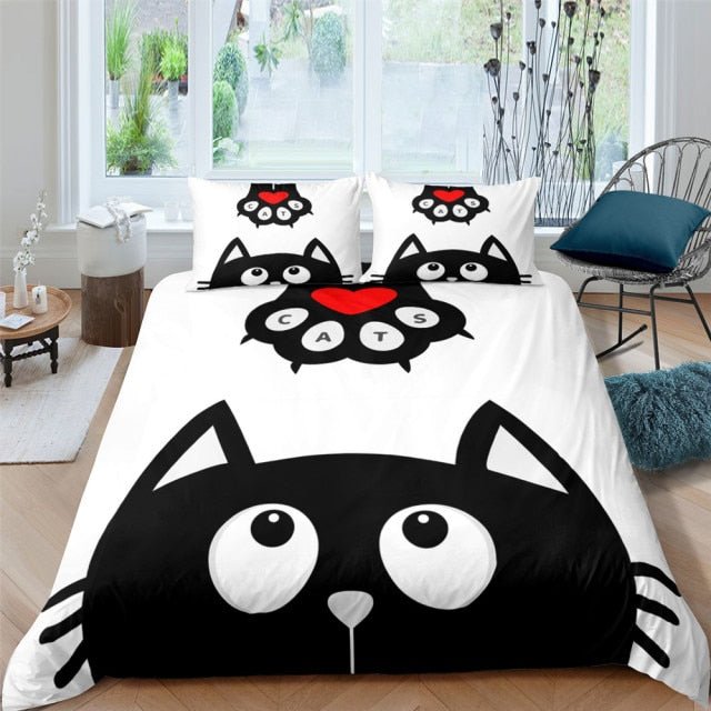 Cute Cat Quilt Comforter Cover - CatX Fiesta