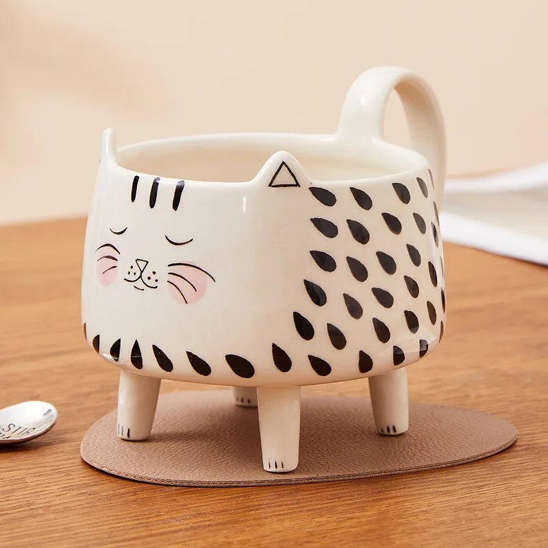 Cute Ceramic Cat Mug - CatX Fiesta