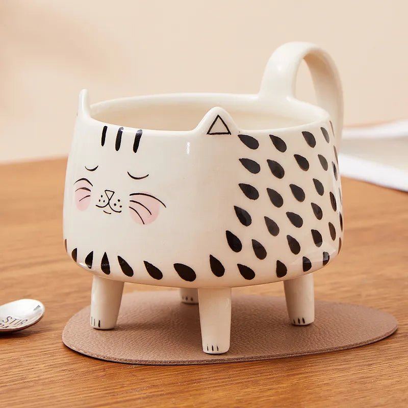 Cute Ceramic Cat Mug - CatX Fiesta