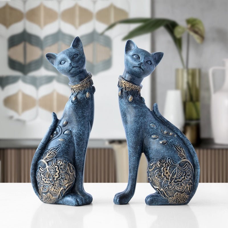 Decorative Cat Resin Figurine - CatX Fiesta