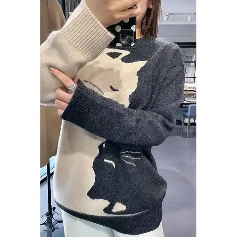 Kawaii Winter Cat Sweater - CatX Fiesta