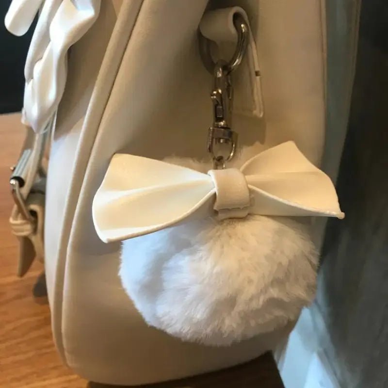 Lolita Kawaii Embroidered Cat Bow Backpack - CatX Fiesta
