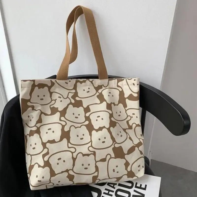 Shopper Cute Cat Tote Bag - CatX Fiesta