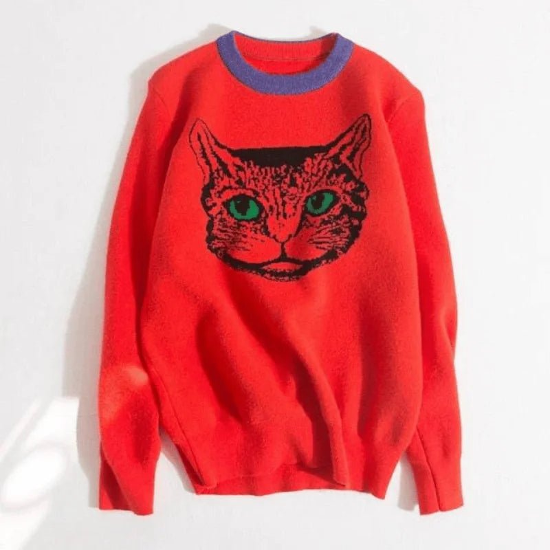 Sweet Harajuku Cat Sweater - CatX Fiesta