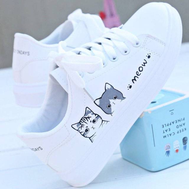 White Clean Cat Shoe - CatX Fiesta